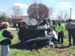 Two Hurt in Rollover Wreck on Highway 70 East