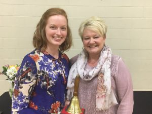 DeKalb County and Smithville Elementary Teacher of the Year Heather Shehane with her Principal Julie Vincent