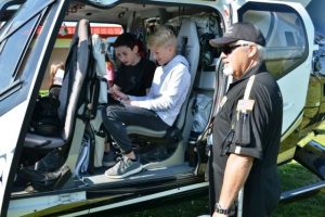 Students learn how Vandy Life Flight helicopter ambulance operates during DMS Career Day