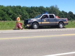 Non-Violent Inmates Used to Pickup Roadside Litter through State Funded Grant Programs