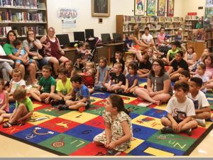 Kids and grownups enjoy Opening Party for Summer Reading Program at Justin Potter Library