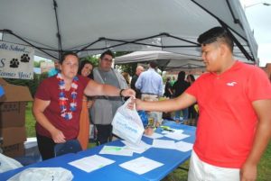 Free School Supplies at DeKalb Middle School Tent last year at First Day of School Education Celebration