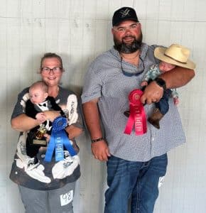 DeKalb Fair Baby Show: Boys one-day – three-months: Winner, shown left, Paxton Thomas Turner, three months-old of Smithville; runner-up Denton Wayne Nixon, the two-month-old son of Nathan and Jessica Nixon of Smithville.