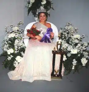 Baylei Anne Benson of Smithville won the Miss Sweetheart pageant Wednesday night at the DeKalb County Fair. She is the 12 year old daughter of Karey and John Washer and Christopher Benson. She was also named Most Photogenic.