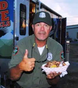 TWRA Officer Tony Cross at the Fair