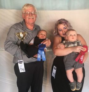 Boys (4-6 months) Winner: John Elias Zieschang (left), the four month old son of Royce and Michalynn Zieschang of Liberty. Runner-up: Tucker Mason Funk, the six month old son of Heather Funk and Jordan Funk of Dowelltown