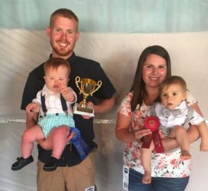 *Boys (10-12 months). Winner: Tucker Lee Merriman (left), the twelve month old son of Corey Merriman of Dowelltown. Runner-Up: Landon Willmore, the ten month old son of Austin and Tiffany Willmore of Alexandria.