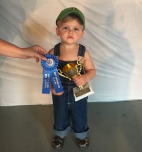 Boys (19 to 24 months) Winner: Maddux Hale, the 23 month old son of Austin and Kimberly Hale of Smithville