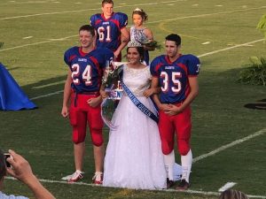 Kylee Cantrell was crowned the 2018 DeKalb Saints Homecoming Queen Thursday evening. An eighth grader at DeKalb Middle School, Cantrell is the daughter of Paul and Michelle Cantrell.