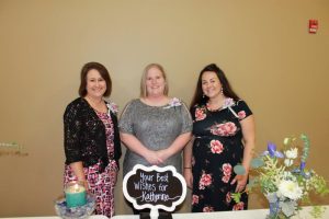 Circuit Court Clerk Katherine Pack's staff Nicole Wright, Amanda McCloud, and Mackenzy Gash