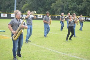 DCHS Band at Baxter (Bill Conger Photo)