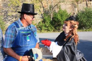 Everyone's favorite "black widow," Elizabeth Dale, playfully portrayed by Lori Christensen of Woodbury, will be looking for her seventh husband among the audience at the 13th Annual History Hayride at Edgar Evins State Park on Oct. 13th