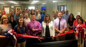 Ribbon Cutting held at DCHS for new makerspace in the media center/library funded by a $10,000 grant