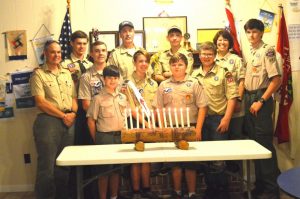 Six scouts from Smithville Troop 347 advanced in rank during a Court of Honor ceremony held October 4 at the Rotary Club building.