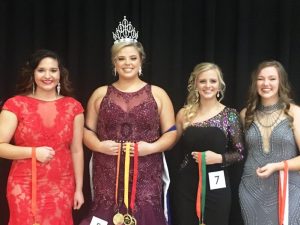 BPW Fall Fest: Madison Rae Rackley (3rd runner-up); Abigail Hope Taylor (Queen, Most Photogenic, and Prettiest Dress); Monica Mashay Carlton (2nd Runner-up and Prettiest Eyes); Alexis Grace Atnip (1st Runner-up and Prettiest Smile)