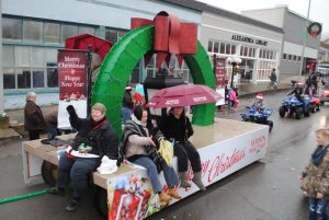 Alexandria Christmas Parade: 2nd place float-Wilson Bank & Trust