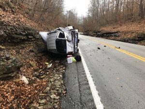 2003 Chevy Tahoe, driven by 27 year old Lakean Woods of Rock Island crashed on Highway 70 east about a quarter of a mile east (Sparta side) of Sligo bridge Thursday morning. Passenger walks away and later dies. TBI investigating