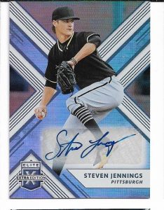 Steven Jennings “solo” autographed baseball card