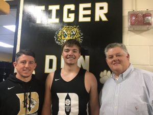 The Voice of the Tigers and Lady Tigers John Pryor with Tiger Coach John Sanders and Tiger player Tanner Poss featured on WJLE's Tiger Talk this week.