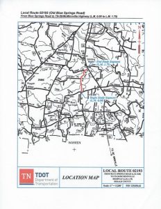 DeKalb Gets Grant to Make Dangerous County Roads Safer including Old Blue Springs Road (1.75 miles) from Blue Springs Road to Highway 56