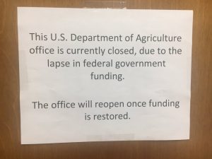 DeKalb Farm Service Agency Office Closed Due to Partial Government Shutdown