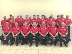 Members of the Smithville Volunteer Fire Department