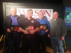 Honorary Lifetime Membership Awards were presented to Bob Myracle, Steve Repasy and Marvin Montgomery by fellow Honorary Lifetime Member Jeff Williams.