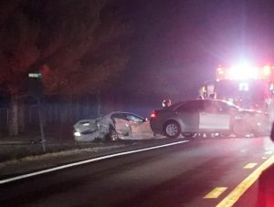 Four Involved in Three Vehicle Crash on Highway 96 at Cottage Home( Photo by Michael Stribling)