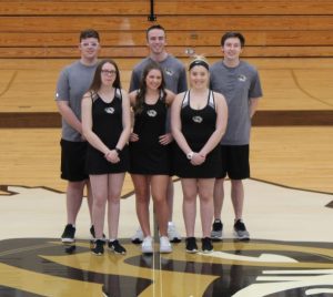 Seniors on the DCHS Tennis Teams: Girls-Ashlee Thompson, Faith Judkins, and Shelby Clayborn. Boys - Justin Washer, Dosson Medlin, and Lance Davis