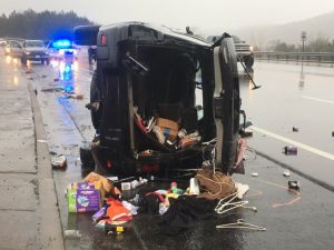 A Dowelltown man escaped serious injury in a rollover crash Wednesday afternoon on Highway 70 at Liberty.