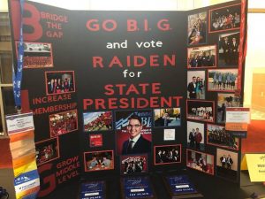 DCHS Junior Raiden Martin For State FBLA President Display