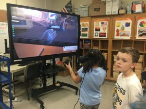 Maker Space Virtual Reality immerses students in real world experiences