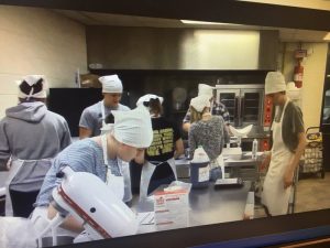 DCHS CTE Culinary Arts Course (Students preparing for Class to make Cakes)