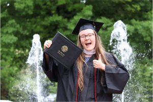 Lydia Danielle Trail graduates from Lee University