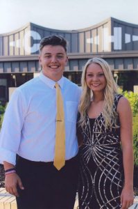 Isaac Cross and Emme Colwell were named as outstanding juniors and were also chosen by the senior class of 2019 to be the ushers for graduation