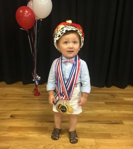 Jamboree Pageant (Boys Ages 13 to 24 months), the winner is Parker Bryant Mullins