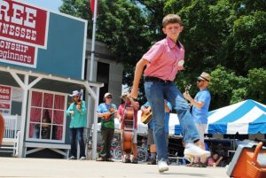 Beginner Buck Dancing: First Place- Jacob Fennell of Dickson