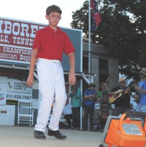 Junior Old-Time Appalachian Flatfoot Dance (Ages up to 39): First Place- Jacob Fennell of Dickson