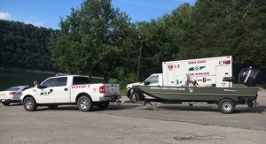 Smithville-DeKalb County Rescue Squad responds to possible drowning Wednesday at Johnson Chapel Boat Ramp on Center Hill Lake