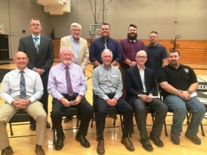 Local ministers participating in Sunday’s Back 2 School-Call 2 Prayer: Seated left to right- Shayne Ray, Youth Pastor of Outreach Baptist Church; Dan Gulley, Minister at the Smithville Church of Christ; Joel Wood, Pastor of the Elizabeth Chapel Baptist Church; Jimmy Arms, Pastor of Upper Helton Baptist Church; Sam Scavo, Campus Pastor at Christpoint in Smithville. Standing left to right- Brian Jones, Pastor of Pomeroy Chapel; Donnie Kelly, retired Pastor of Smithville AG; Graden Kirksey, Pastor of Refuge Church; Jordan Atnip, Youth Pastor of Smithville First Baptist Church; and Chris Moore, Pastor of the Smithville Church of God