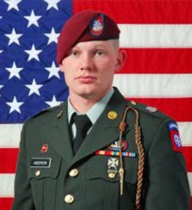 The late U.S. Army PFC Billy Anderson