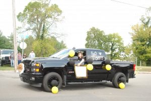 In the best dressed vehicle category, Allison Young took second place.