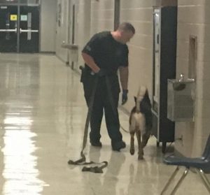 K-9s used in overnight search of DCHS buildings after another threatening note