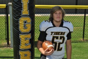 Tiger Football player Peyton Leaf appears on WJLE's Tiger Talk Program Friday, September 6 at 6:30 p.m.