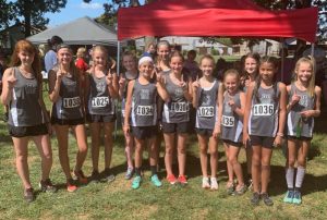 DMS Cross Country girls team wins the Oakland Invitational