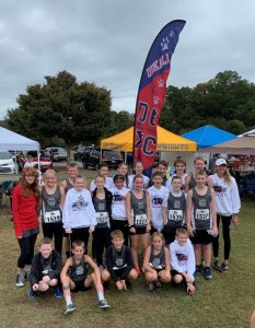 The DMS Lady Saints Cross Country Team fought hard for an overall and much deserving 5th place team finish this season which earned them All-State Honors. Only the top 5 teams are awarded this.