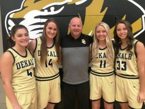 DCHS Lady Tiger Coach Danny Fish with Seniors Mya Ruch, Kenzie France, Emme Colwell, and Megan Walker to be interviewed on WJLE’s Tiger Talk program Tuesday at 5:30 p.m.