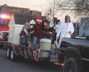 Smithville Christmas Parade: 2nd Place went to First Bank Float Entry