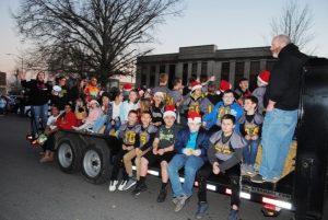 Smithville Christmas Parade: The DeKalb Junior Pro Football Team won the Spirit Award presented by the Smithville Business and Professional Women’s Club.