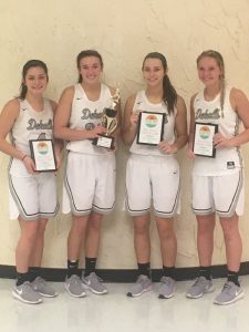 The DCHS Lady Tigers returned from Florida as Champions of the Sunshine Classic or Daytona Beach Shootout. Named to the All Tournament Team: Mya Ruch, Kadee Ferrell (Most Valuable Player), Megan Walker, and Emme Colwell